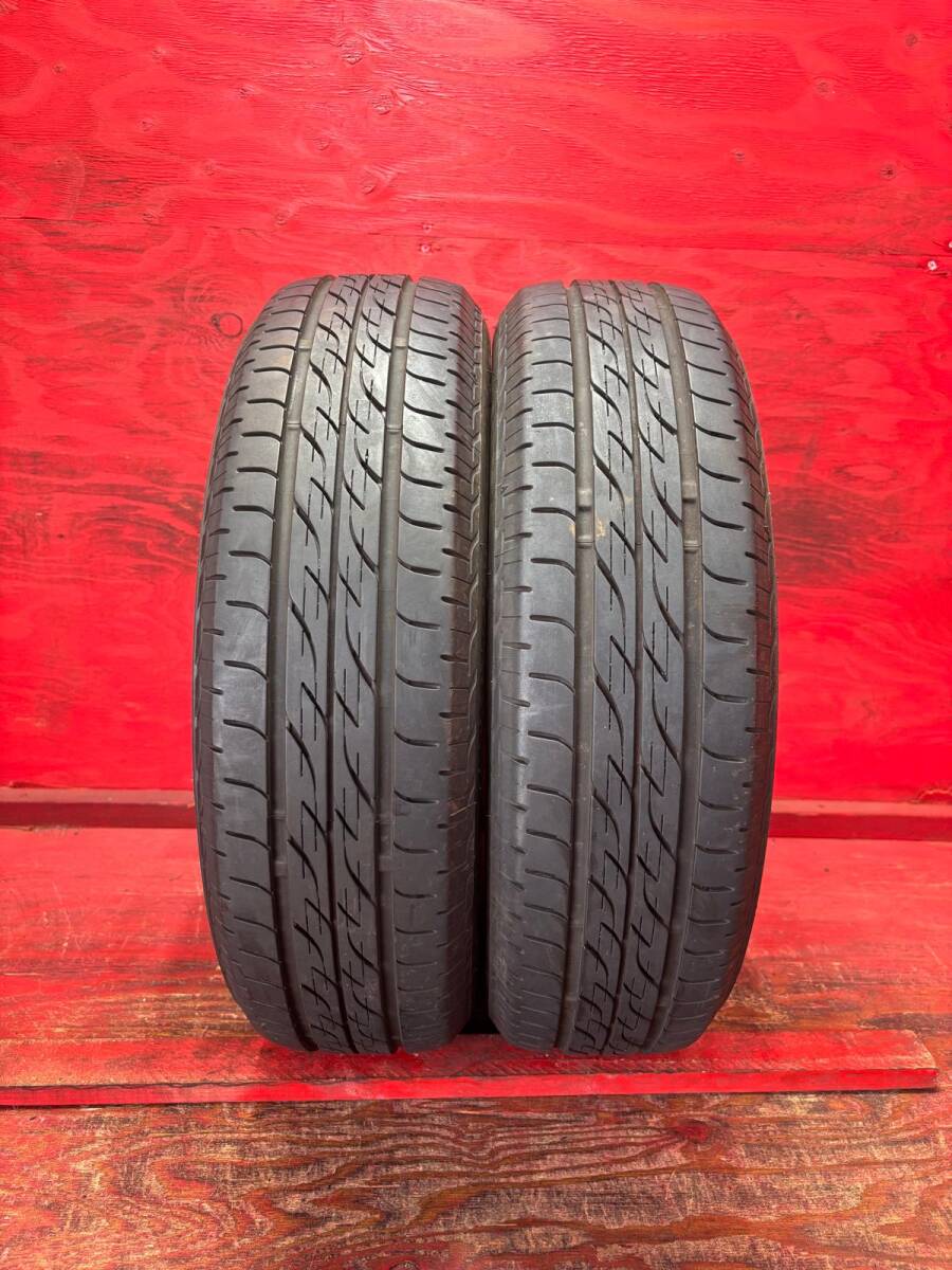 155/65/R14 75S BRIDGESTONE NEXTRY 製造年2020, 2本 60% バリ山 *41B拍卖