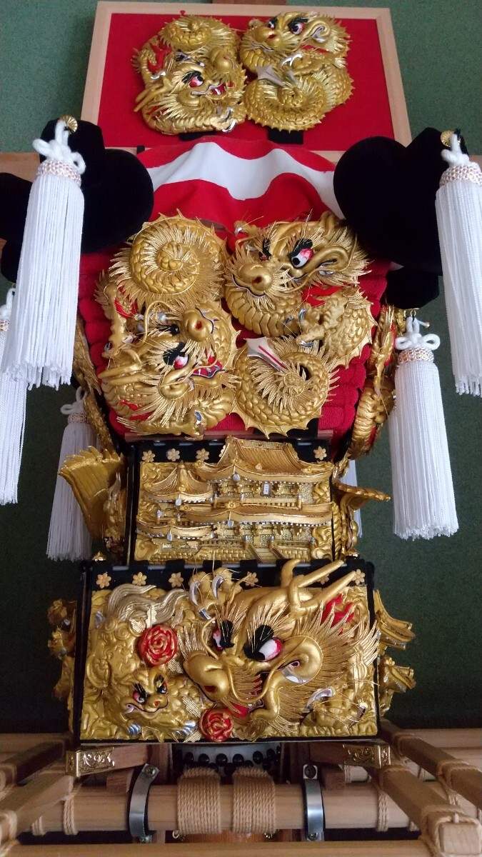 新居浜太鼓台祭 豪華絢爛 男祭 ●今年もありがとう新居浜祭\(^-^)/精密模型 大きいので引き取り限定 拍卖
