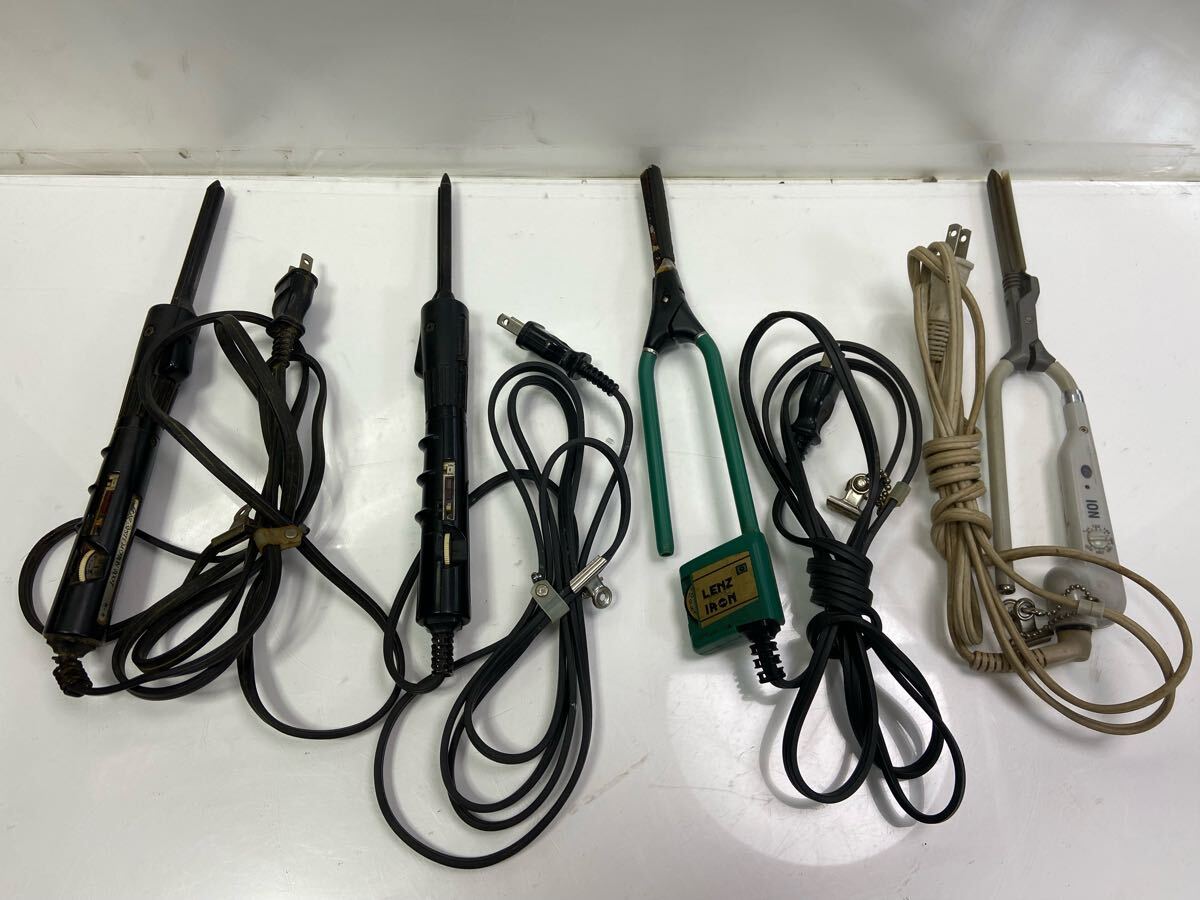 C2L1-2-5071935 理容☆レンツルートアイロン☆R-6・R-8☆ レンツアイロン その他 4本まとめて 動作OK!拍卖