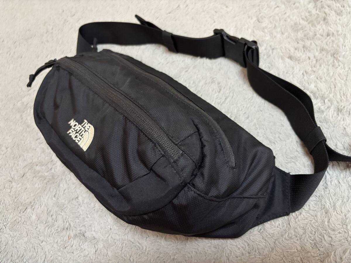 ★中古★THE NORTH FACE ザノースフェイス ウエストバッグ 斜め掛け ボディバッグ NM71803 黒 ブラック拍卖