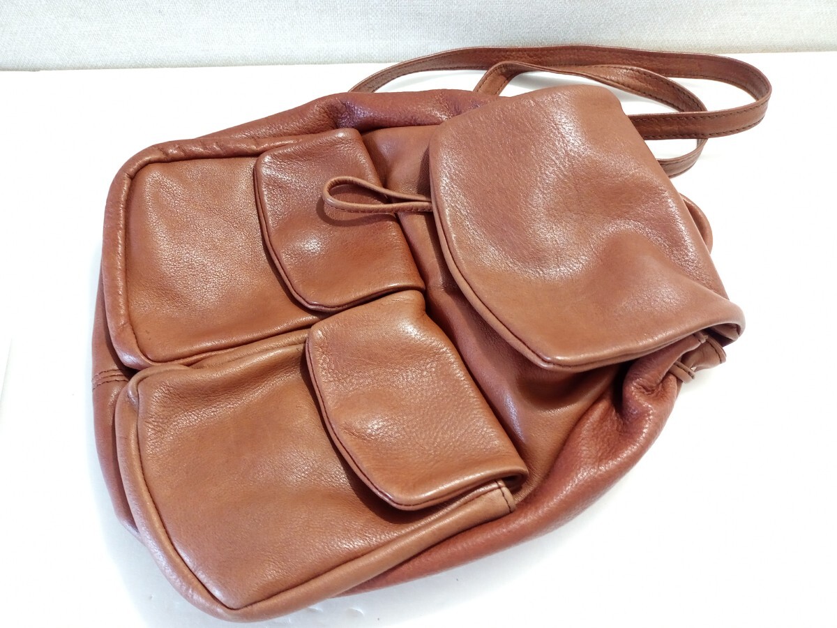 CAMPOMAGGI 本革リュック MADE IN ITALY 茶色拍卖