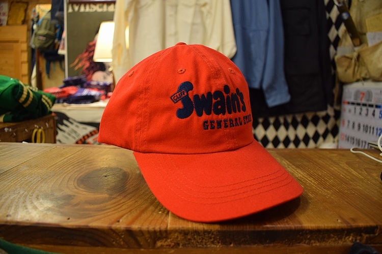 デッドストック品グッドアイテム未使用品Swains GENERAL STOREスワインズジェネラルストア6パネルキャップ企業物アメカジストリート x890拍卖