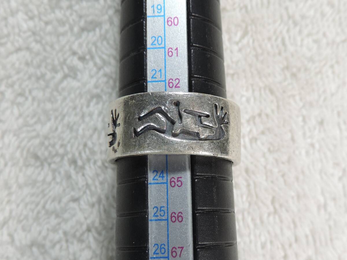 【質問欄より値下げ交渉可】ヴィンテージ リング・美品・925刻印有り・シルバーメンズ指輪・22号・約12.30g拍卖