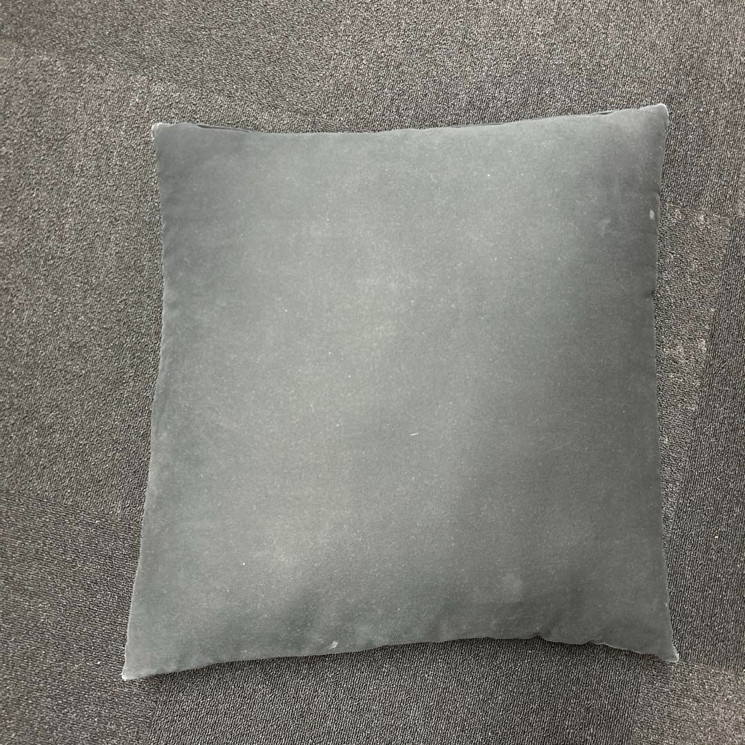 (A-122) クッション 正方形 黒 55cm 無地 シンプル拍卖