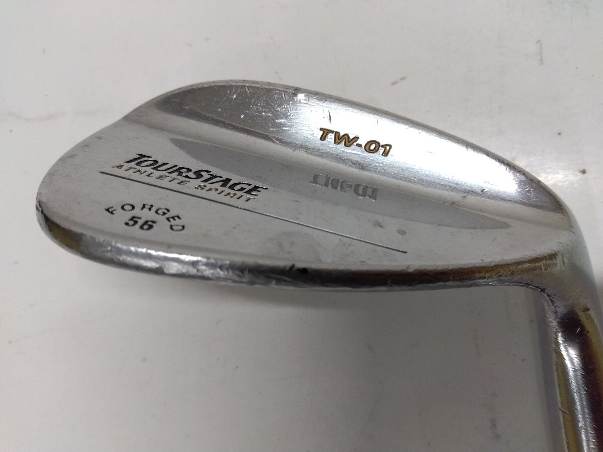 【単品アイアン S】 BRIDGESTONE TOURSTAGE FORGED 56 flex:S メンズ右 オリジナルスチールシャフト ブリヂストンツアーステージ拍卖