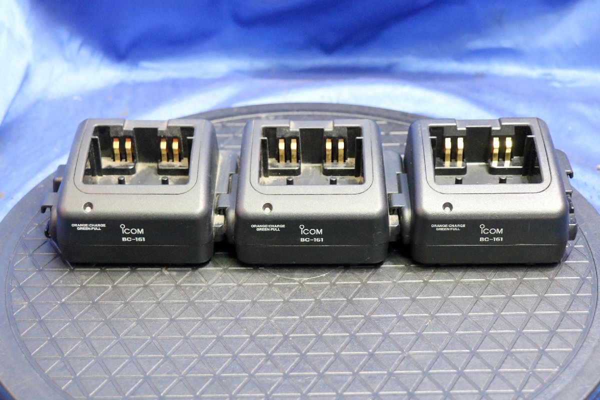 ◆5セット入荷◆ iCOM/アイコム 卓上型急速充電器 ◆BC-161/3台セット/本体のみ◆ 在494S拍卖