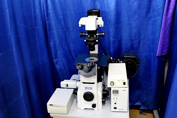 Nikon ニコン 倒立型蛍光顕微鏡 エクリプス ECLIPSE TE2000-U+顕微鏡デジタルカメラ DXM1200C+ランプ電源 C-SHG1+光源 TE2-PS100W 在1873Y拍卖