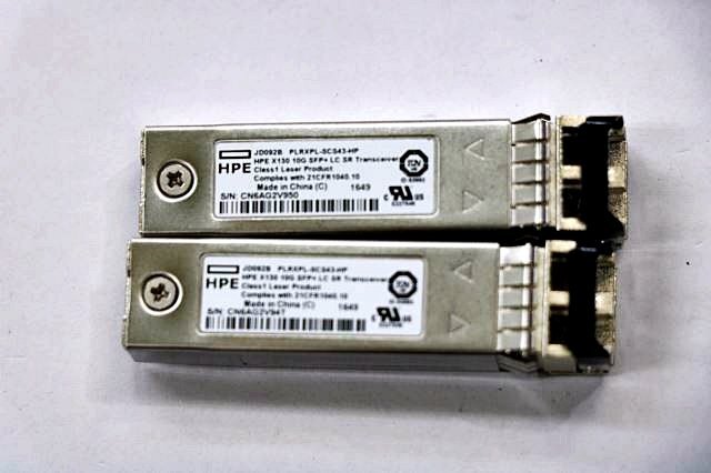 ☆2個セット☆ HPE X130 / JD092B 10G SFP+ LC SR Transceiver 850nm 59222Y拍卖