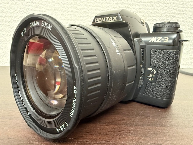 ★売切り★ ペンタックス PENTAX MZ-3 ブラック ボディ / レンズ SIGMA ZOOM 28-105mm 動作未確認拍卖