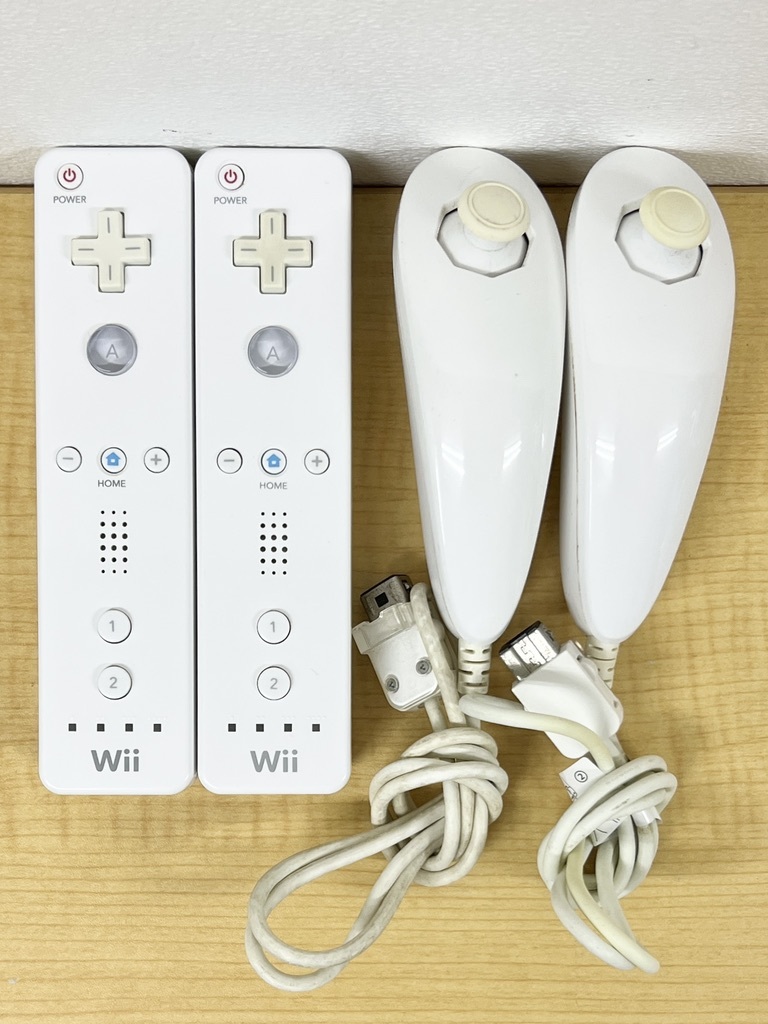 Wii リモコン ヌンチャク 2個セット 任天堂 純正 RVL-003 コントローラー 拍卖