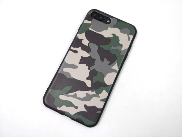 iPhone 7plus/8plus 迷彩柄 カモフラ ソフトカバー ケース TPU拍卖