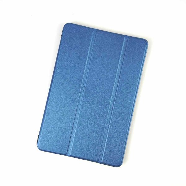 iPad mini 5用 カバー PUレザー+ハードケース 三つ折り スタンド ブルー拍卖