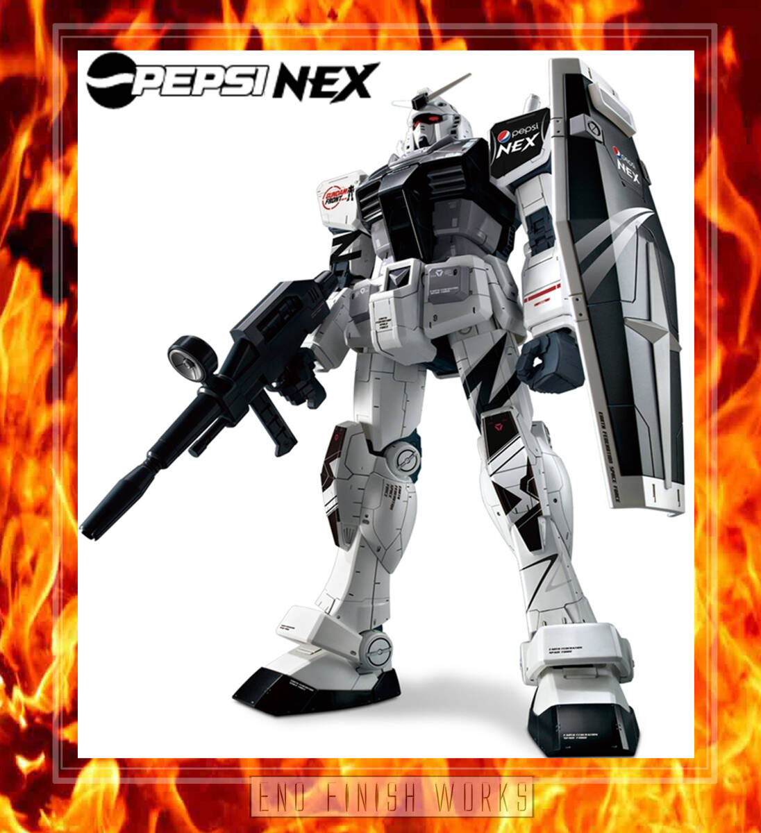 当選非売品 塗装済完成品 メガサイズモデル 1/48 RX-78 ガンダム PEPSI NEX ペプシネックス オリジナルカラーver. ガンプラ ジークアクス拍卖
