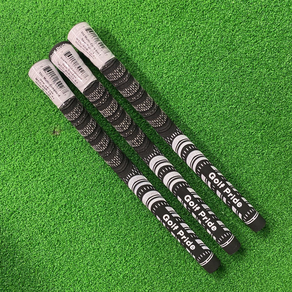 ブラック3本 ゴルフプライド マルチコンパウンド MCC-60R バックライン無し 未使用 拍卖
