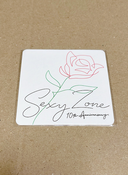 Sexy Zone 10th Anniversary メッセージカード 中島健人 菊池風磨 佐藤勝利 松島聡 マリウス葉 SZ10TH 特典 コースター カード SexyZone拍卖