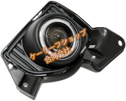 200系 トヨタ ハイエース(4型・5型・6型)用 純正交換式 後付けLEDフォグランプ イカリングデザイン ブルー光 ガラ拍卖