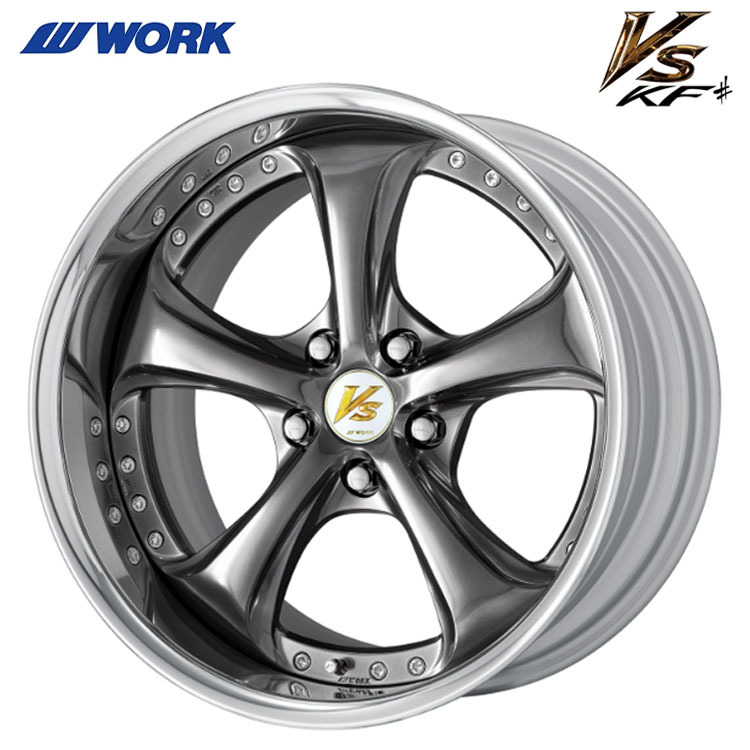 送料無料 ワーク WORK VS KF# FULL REVERSE BIG CALIPER Rdisk 11.5J-18 -24 5H-114.3 (18インチ) 5H114.3 11.5J-24【1本単品 新品】拍卖