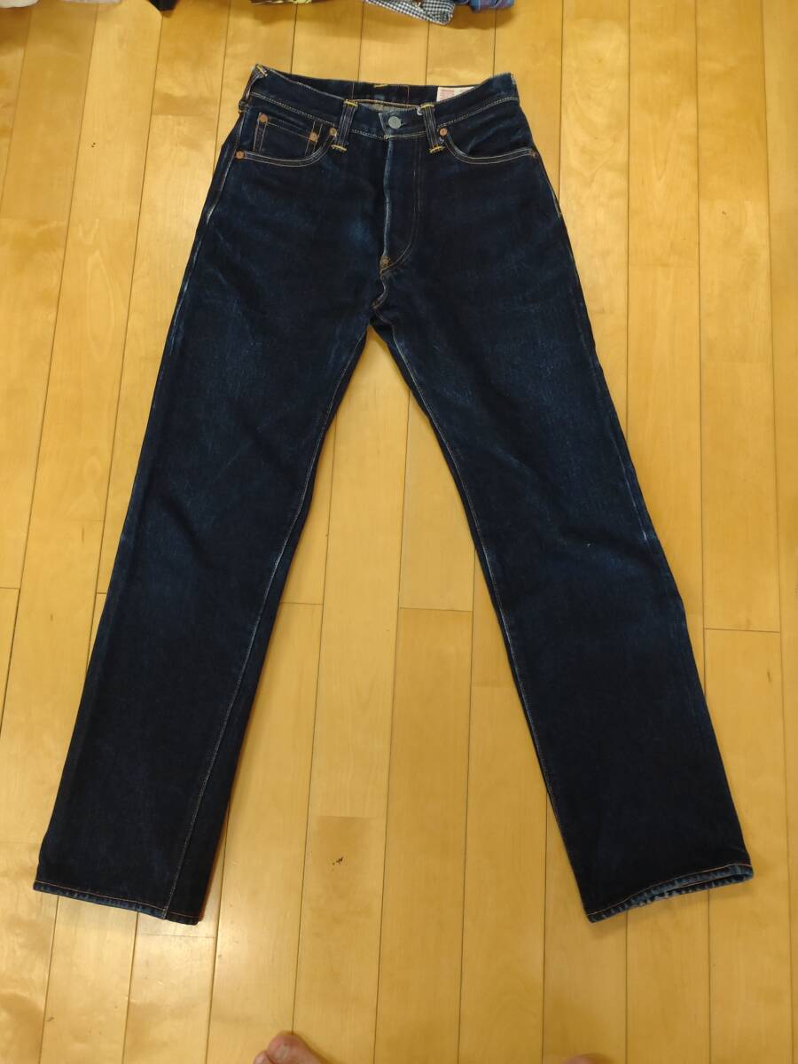 20oz 2007年製 EVISU エビスジーンズ LOT2001 No1 SPECIAL サイズ30×35 エヴィス拍卖