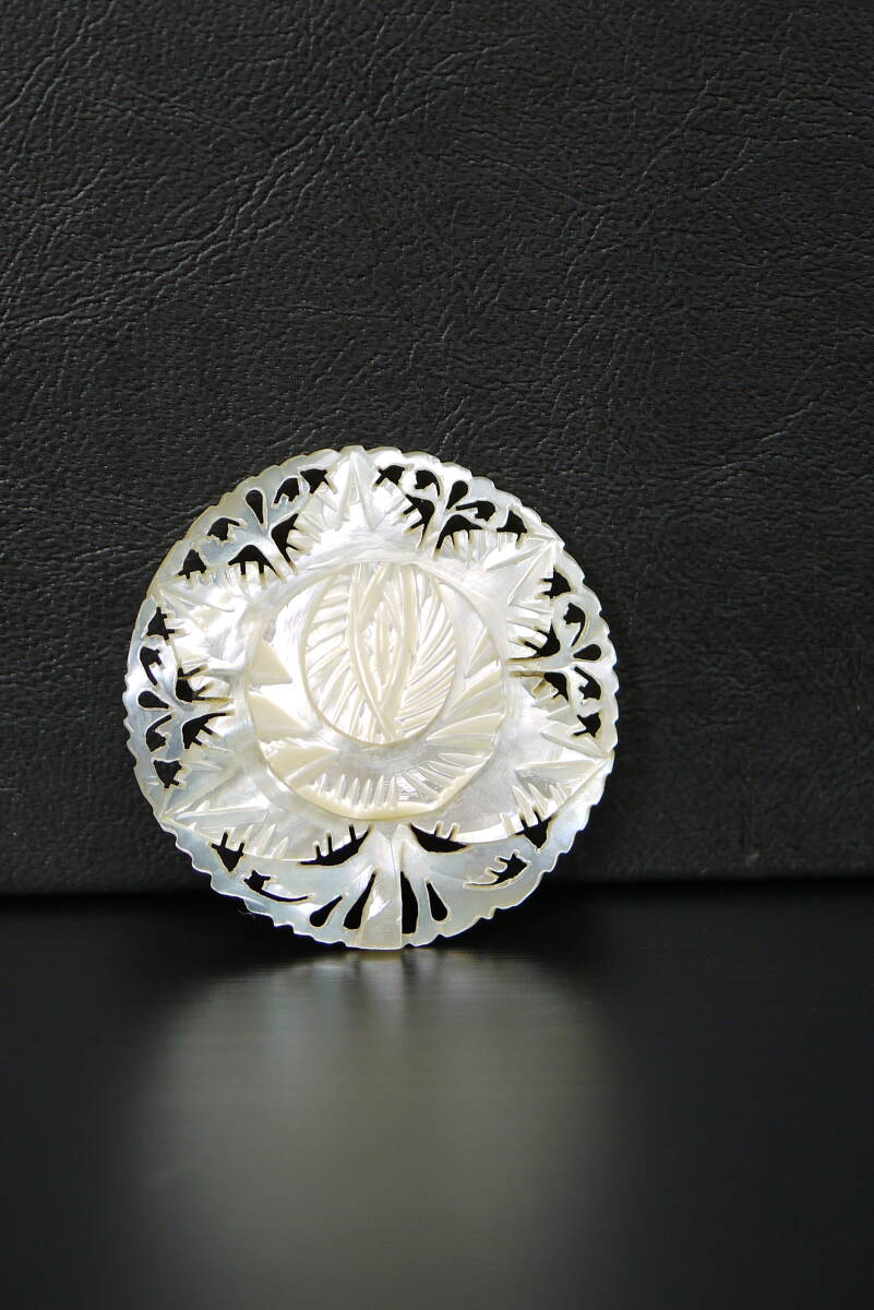 ベツレヘムパール バラ ブローチ ヴィンテージ拍卖