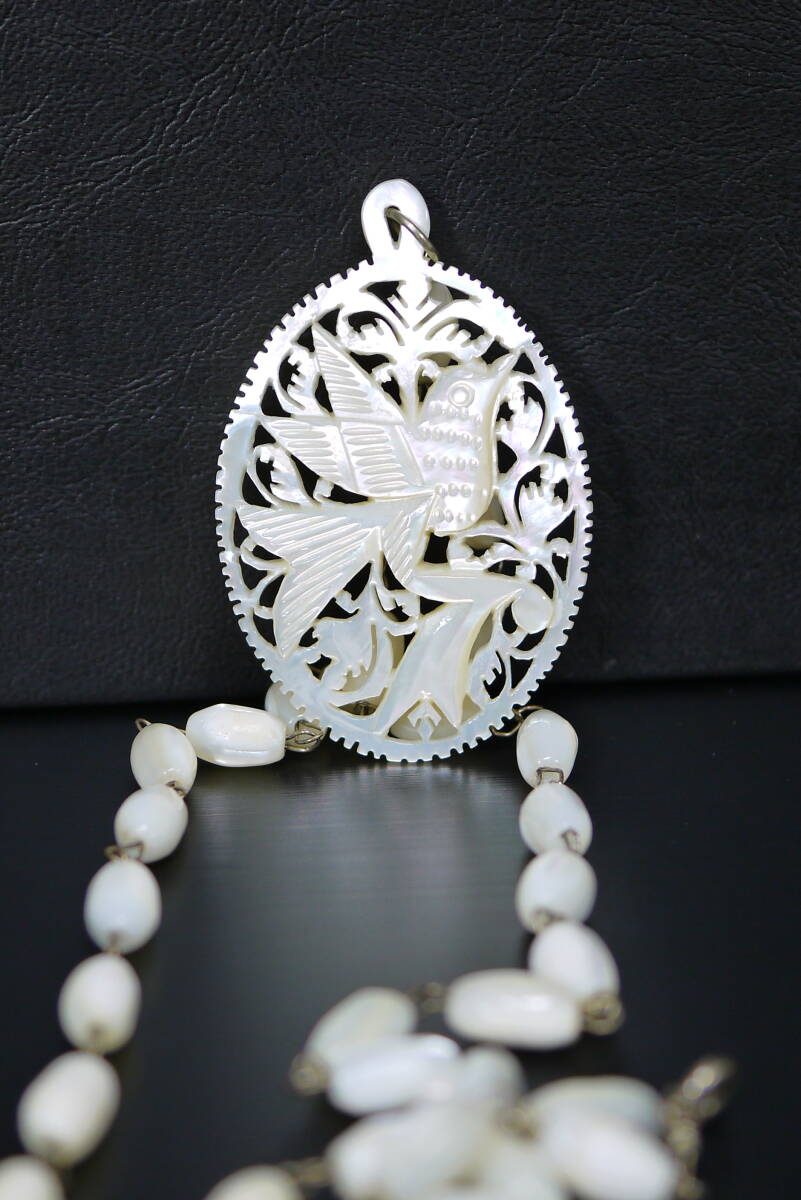 ベツレヘムパール 小鳥 ネックレス  ヴィンテージ拍卖