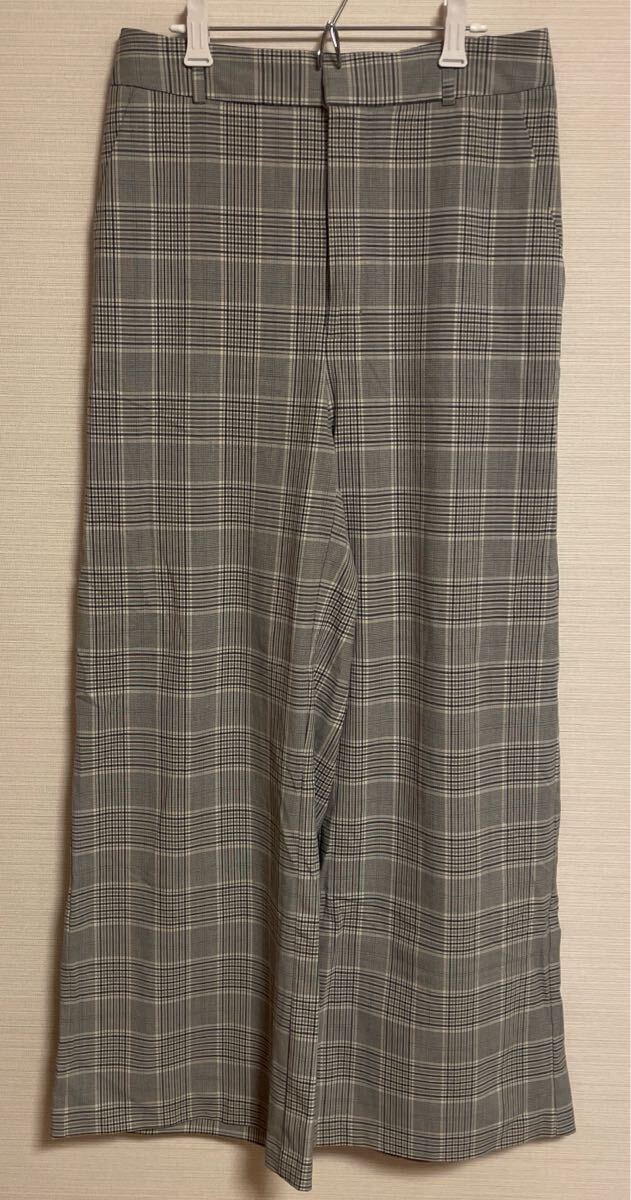 GU ジーユー チェック パンツ XL LL 美品拍卖