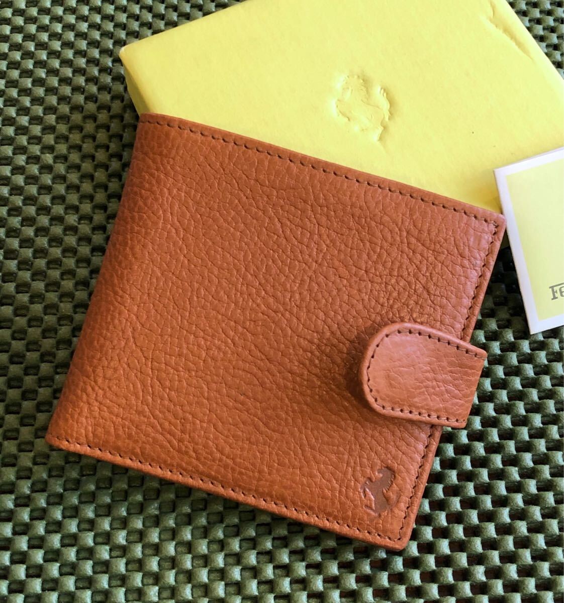 90年代製 Ferrari 純正 schedoni レザー ウォレット フェラーリ拍卖