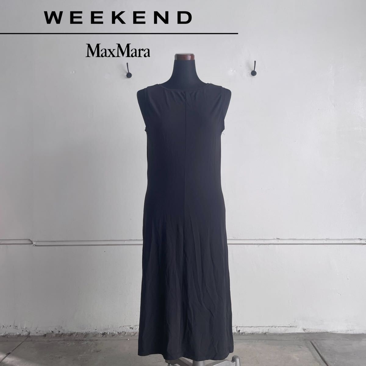 MaxMara WEEKEND マックスマーラノースリーブワンピース Mサイズ D拍卖