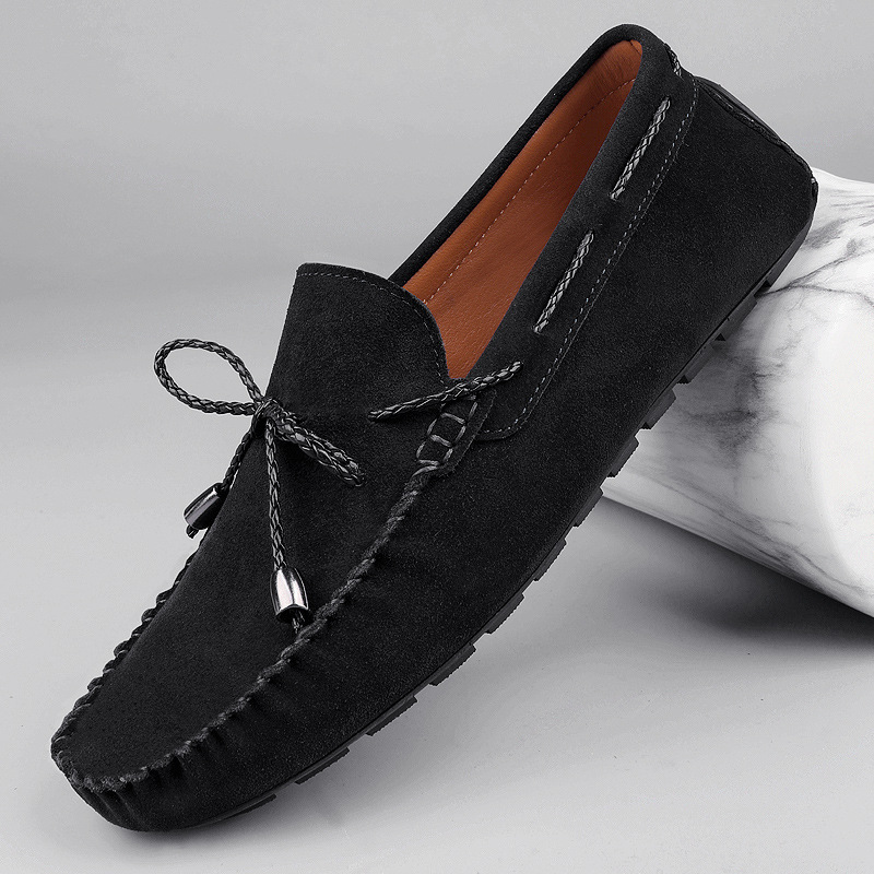 ローファー スリッポン ドライビングシューズ カジュアルシューズ メンズ・新品 春夏靴 男性靴【9920】黒 26.0cm拍卖