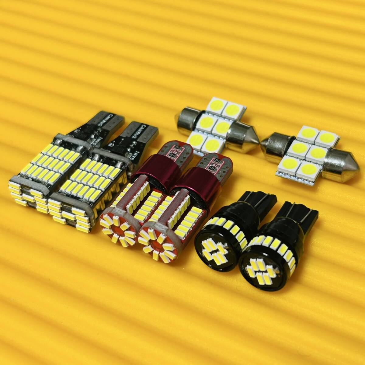 8個セット!爆光!ホンダ バモス ホビオ HM3 HM4 HJ1 HJ2 T10 LED ルームランプ 純正球交換用 高輝度 内装 室内灯 車内灯 カー用品拍卖