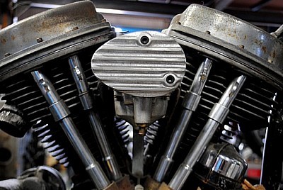 リブ付きカスタムエアークリーナー S&S Bキャブ用 アルミ製 ハーレー ナックル パンヘッド ショベル チョッパー ボバー カスタム拍卖