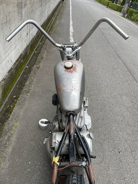 日本製です イージーライダーバー(エイプ) H280mm 1インチ ハンドル ステンレス製 ポリッシュ済み ブレイクアウト ツインカム ハーレー拍卖