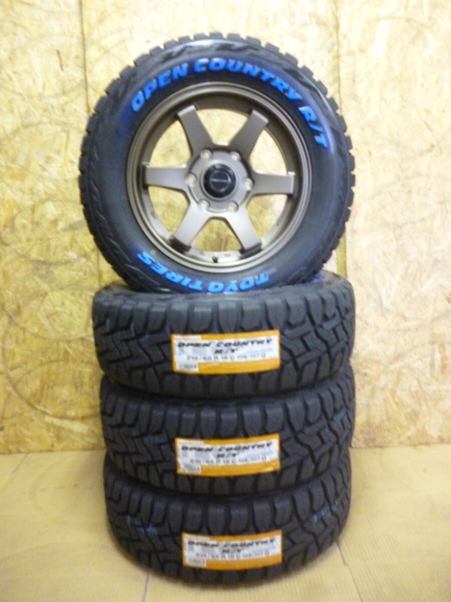 TOYOオープンカントリーR/T☆215/65R16☆ゴツゴツタイヤ・ホワイトレター・カスタムバン☆ハイエース・レジアスエース拍卖