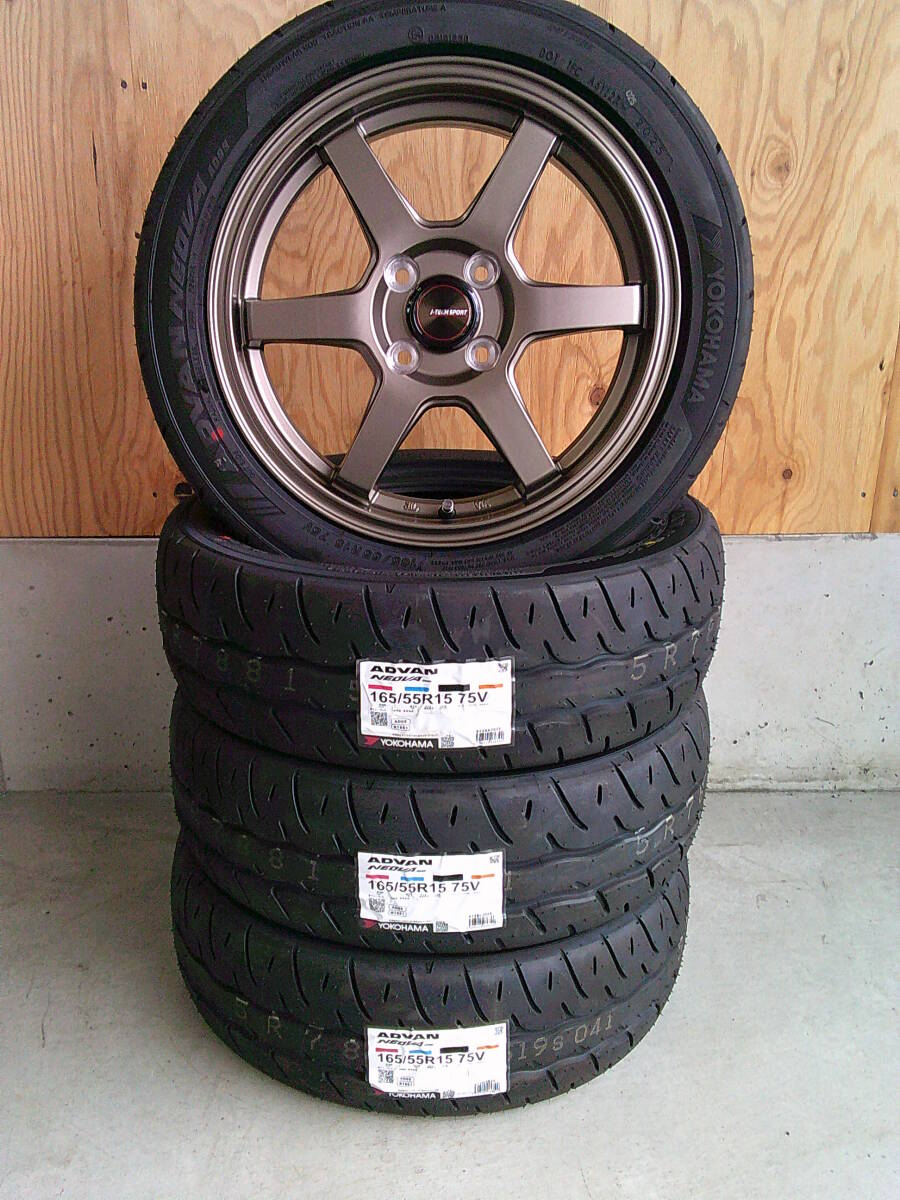 新品セット☆ヨコハマ☆ネオバ☆165/55R15☆コペン・アルトワークス・N-ONE・軽自動車☆Hs拍卖