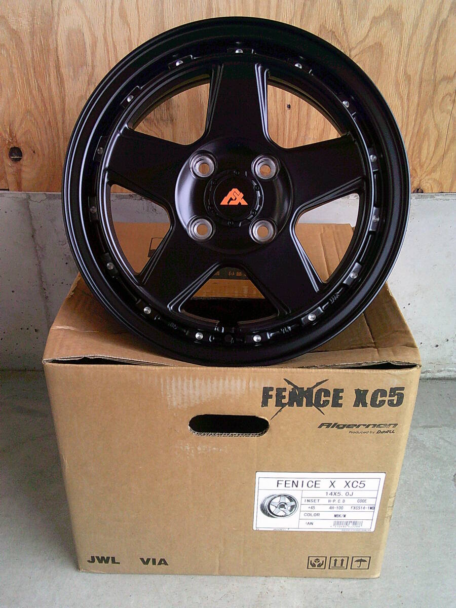 全国送料込☆フェニーチェXC5☆14×5J+45☆100-4H☆新品4本セット☆軽自動車・デリカミニ・スペーシアギア・ハイゼット等☆4本セット☆Hs拍卖