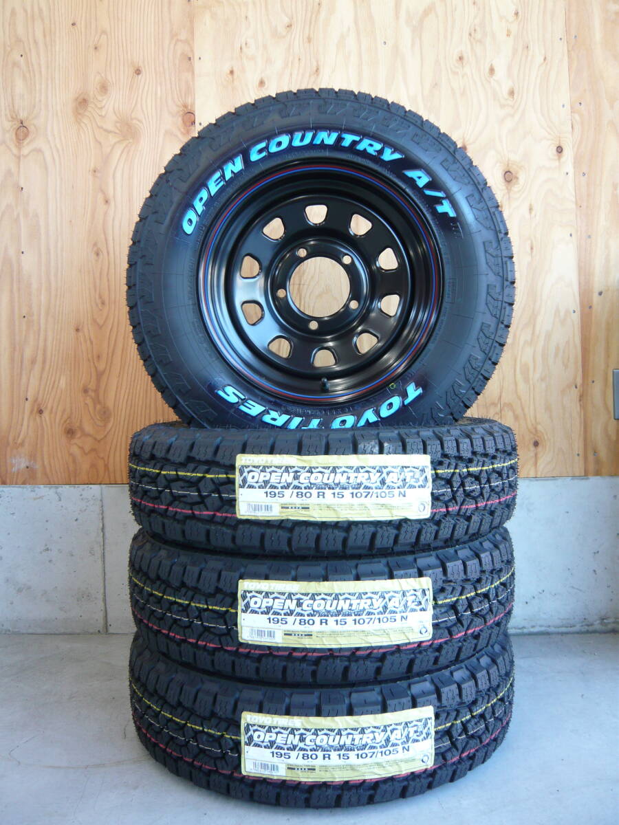 4本新品セット☆オープンカントリーA/TⅢ☆195/80R15☆ホワイトレター☆ゴツゴツタイヤ☆ジムニーシエラ・ジムニーノマド拍卖