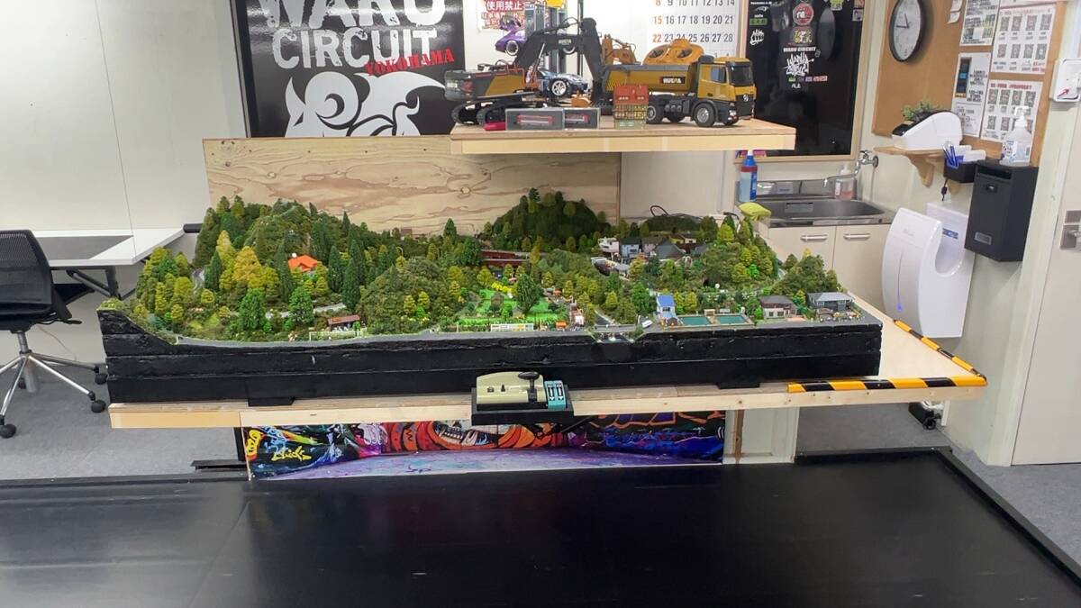 Nゲージ 大型ジオラマ 1800mm×900mm 引取限定 拍卖