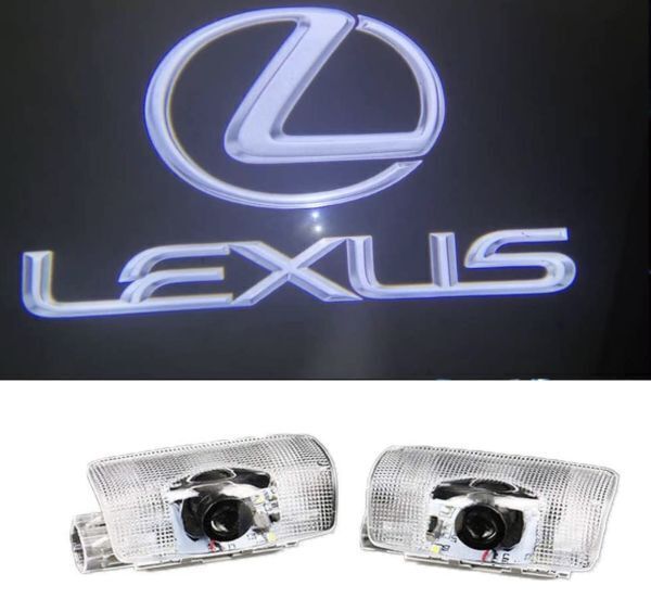 S45 【レクサス車用 】3Dロゴ カーテシライト 2個1セット ドアウェルカムライト カーテシランプ LEXUS   レクサス IS RX LX GS LS ES GX拍卖