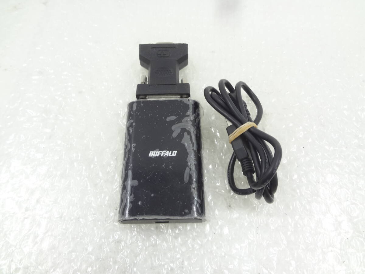 ★BUFFALO ディスプレイ増設アダプター GX-DVI/U2C USBケーブル付き 中古品拍卖