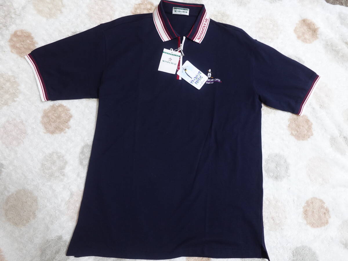 新品☆タグ付 2L マンシングウェア サラッとドライ 防臭 鹿の子半袖ポロシャツ MUNSINGWEAR メンズ LA 大きいサイズ拍卖