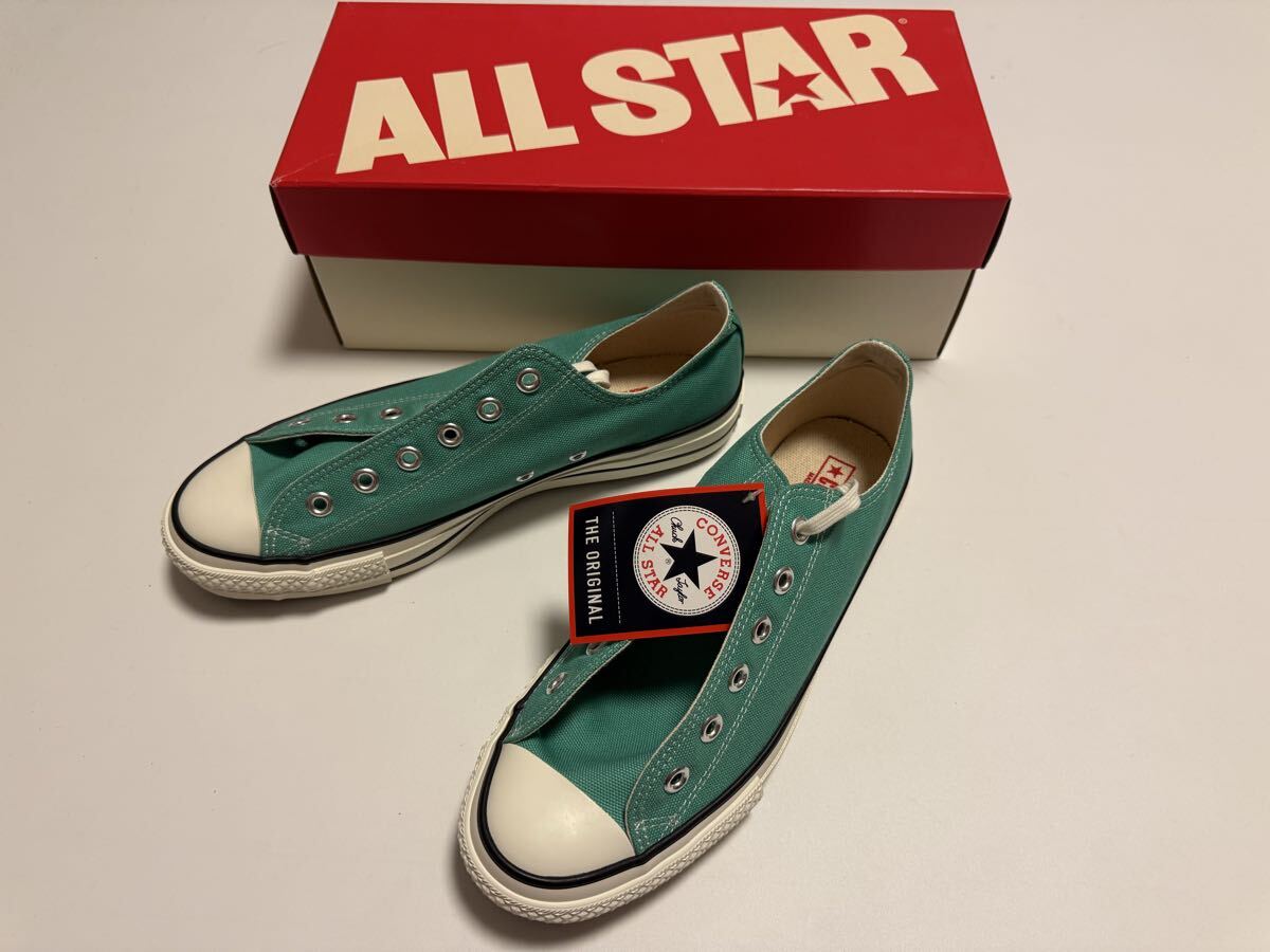 新品未使用品 converse コンバース オールスター All STAR MADE IN JAPAN 日本製 ミントグリーン 26.5拍卖