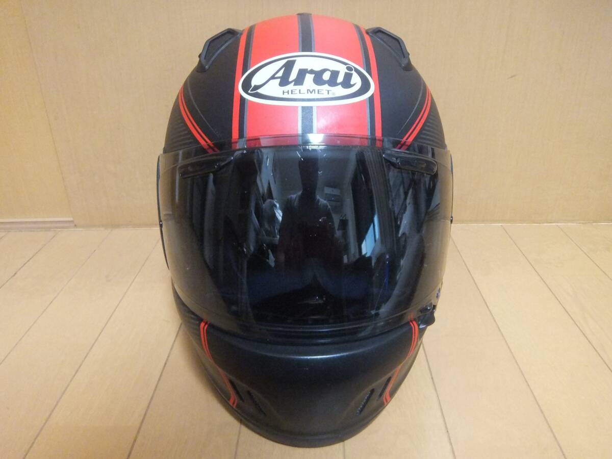 中古 Arai アライ XD DIABLO エックス・ディー ディアブロ サイズS(55・56cm) フルフェイスヘルメット ライトスモークシールド交換拍卖