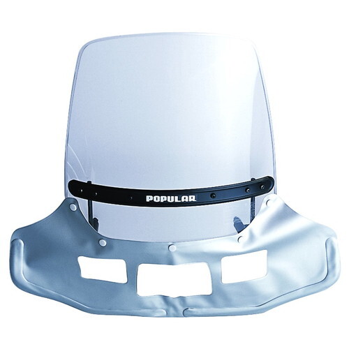 旭風防(af) ポピュラー3 ウインドシールド 角ヘッド用 クリア スーパーカブ 50カスタム(AA01/C50) AF-P3 バイク 外装 風防・ウイ拍卖