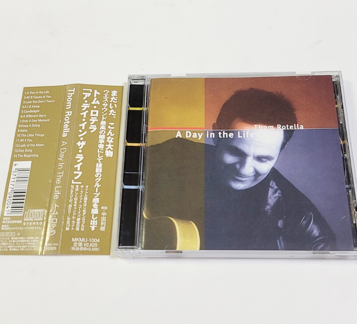 《希少/送料無料》美盤!CD トム・ロテラ Thom Rotella「A Day in the Life」帯あり MKMU-1004 / ジャズ フュージョン拍卖