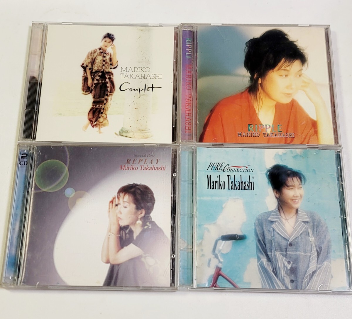 《4枚セット》CD 高橋真梨子「ピュアー・コネクション」「REPLAY(2枚組/シングル・カラオケ付き」「RIPPLE」「Couplet」拍卖