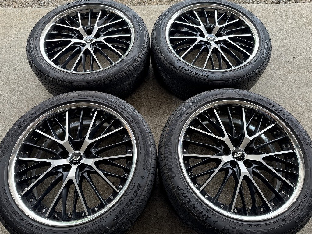美品 4本 ★ ワーク WORK シュヴァート SG2 8.5J +45 5-114.3 深リム ★ ダンロップ ヴューロ VE304 245/45R20 ★ CX-5 CX-8 ハリアー拍卖