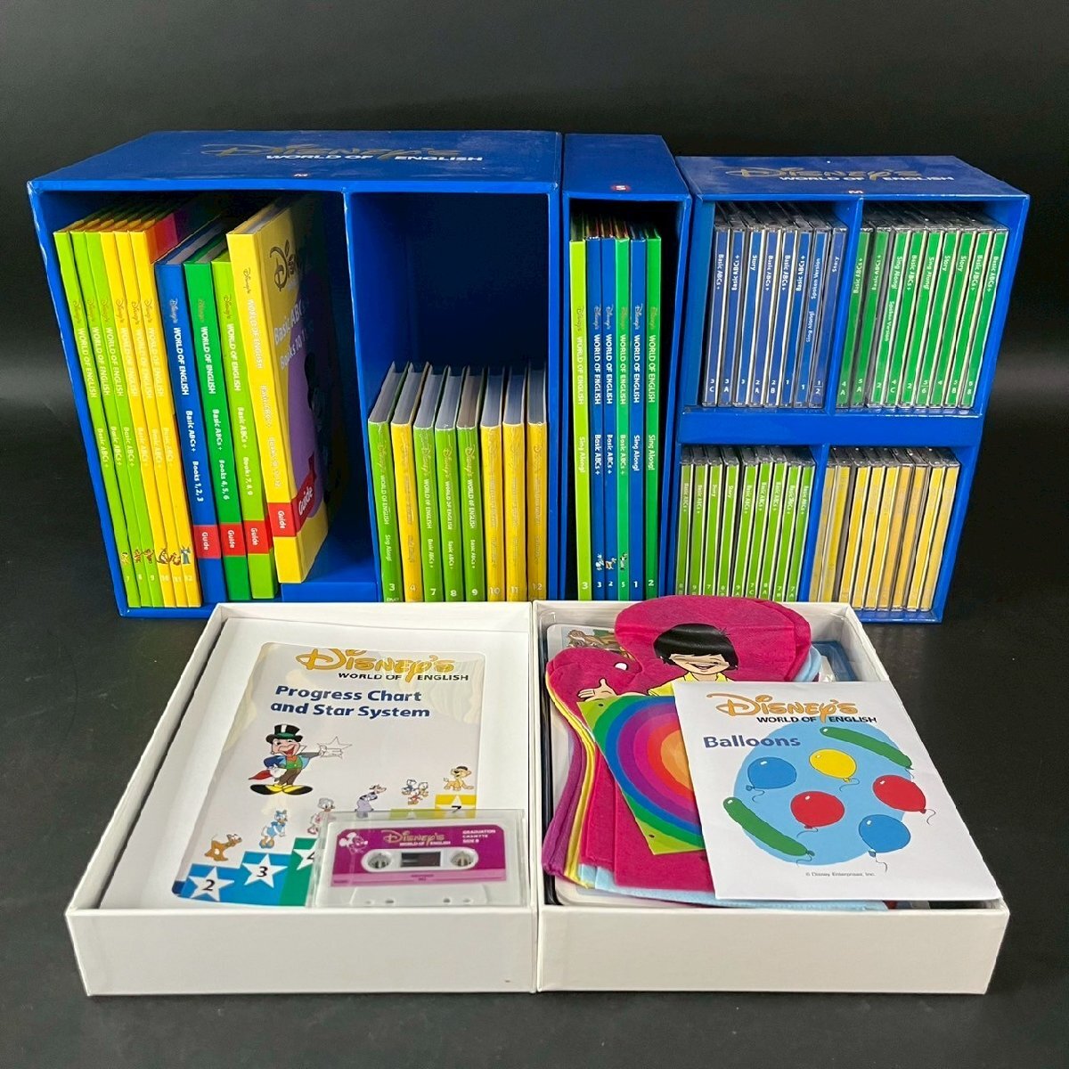 SW0619-25-3 まとめ Disney's ディズニー World English ワールド イングリッシュ DVD カセット 本 教材 英語 知育 セット 160サイズ拍卖