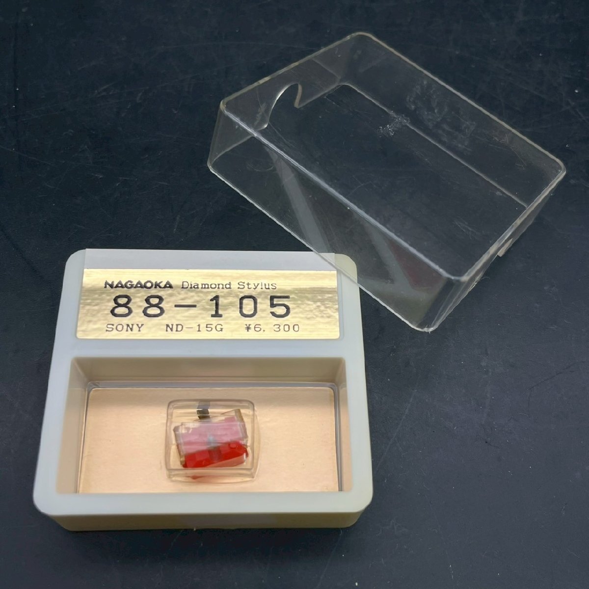 SW0708-9-3 SONY ソニー NAGAOKA ナガオカ製 レコード ダイヤモンド 交換針 針 スタイラス Diamond Stylus 88-105 DN-15G 60サイズ拍卖