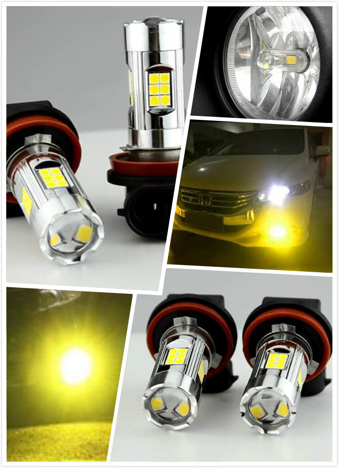 高輝度 最新3030LEDチップ 54連搭載 H8/H11/H16 フォグランプ イエロー 2個 HA36S アルトワークス DA17W/DA64W エブリィワゴン拍卖