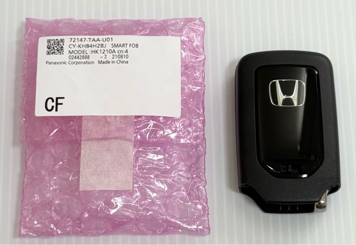 No.2 新品 未使用品 純正 スマートキー ホンダ 4ボタン TAA-U01 キーレスリモコン HONDA拍卖
