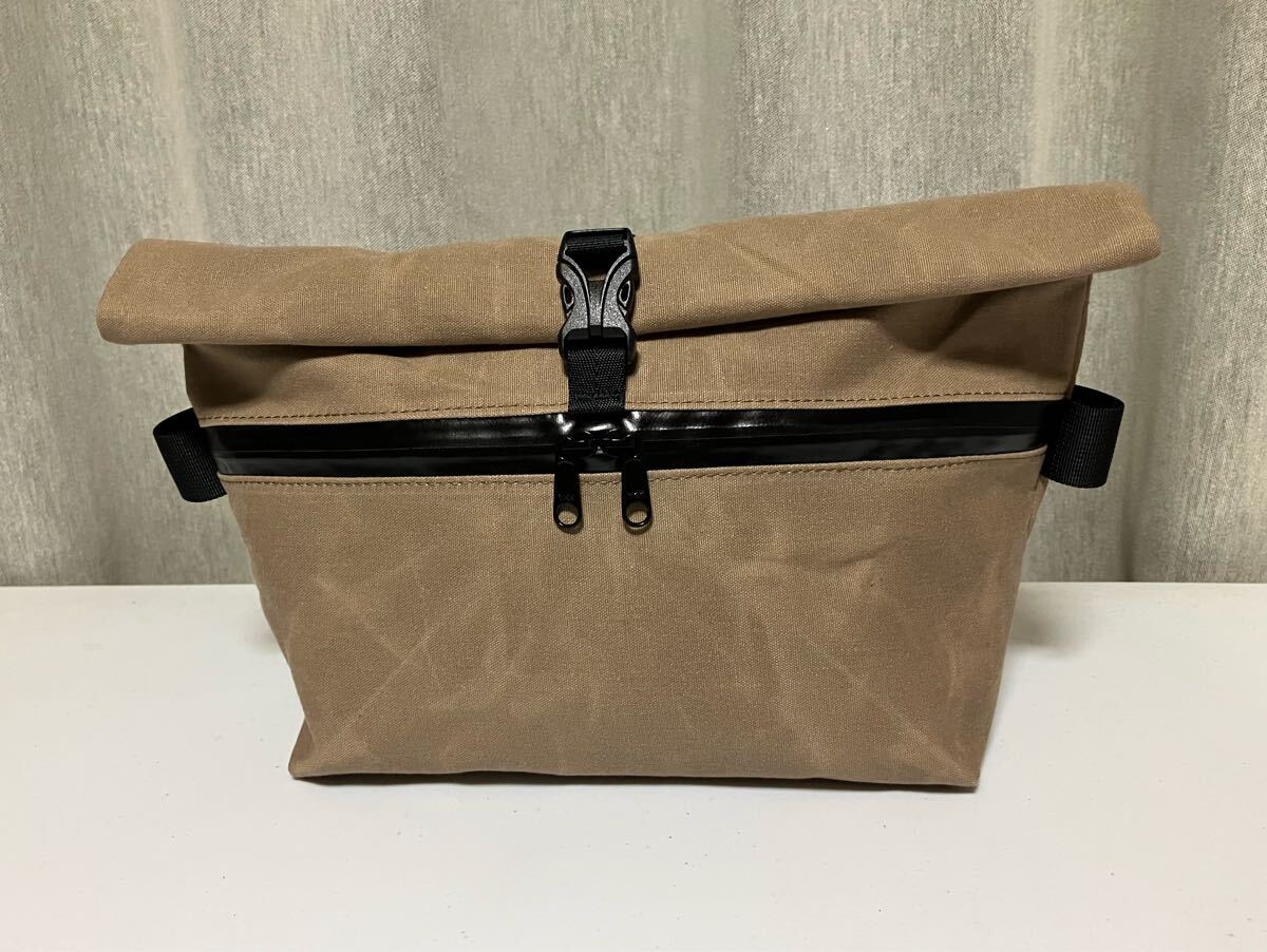 MYOG) ロールトップ FLEX ワイド BT15 パラフィン TAN /ベルクロ set ワックスキャンバス WAX拍卖